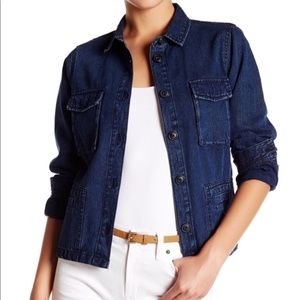J CREW | Dark Blue Denim Jacket With Pockets